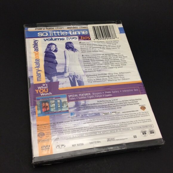 2 Mary Kate Ashley Olsen Twin DVDs SEALED  It Takes Two So Little Time Boy Crazy - Picture 5 of 12